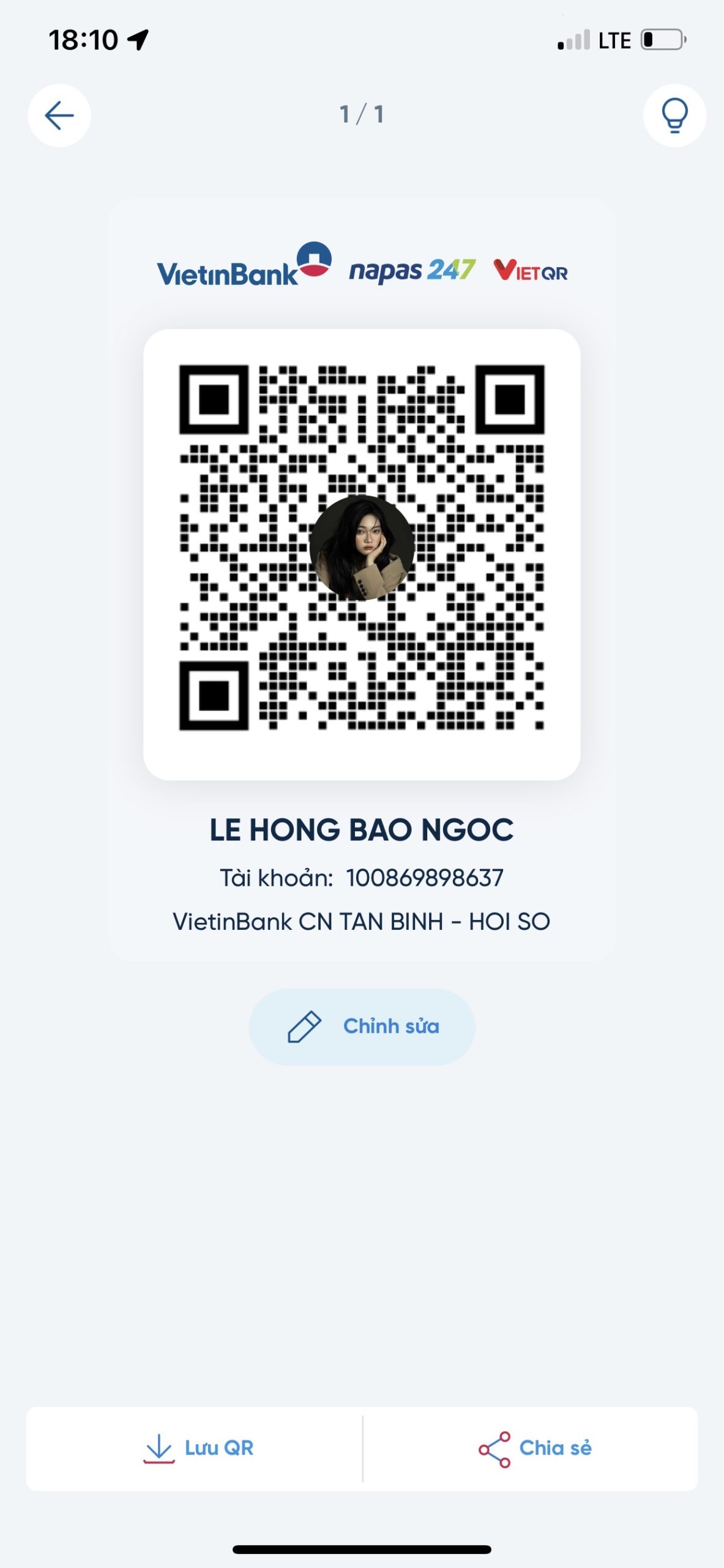 QR Code LÊ QUÂN