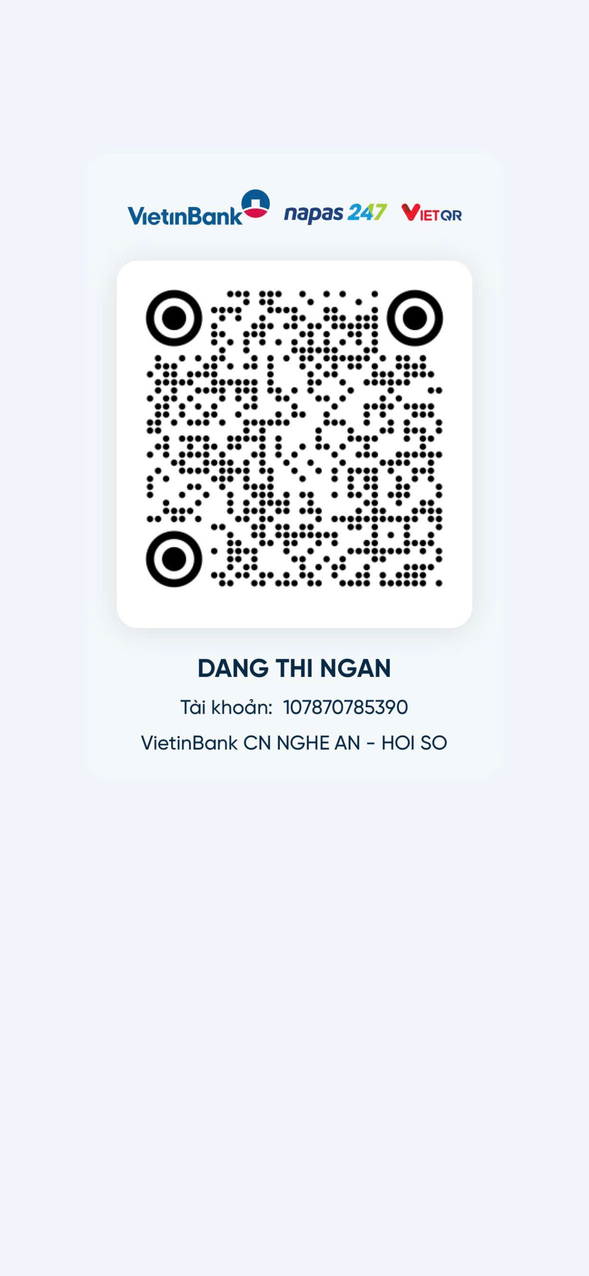 QR Code Đặng Ngân