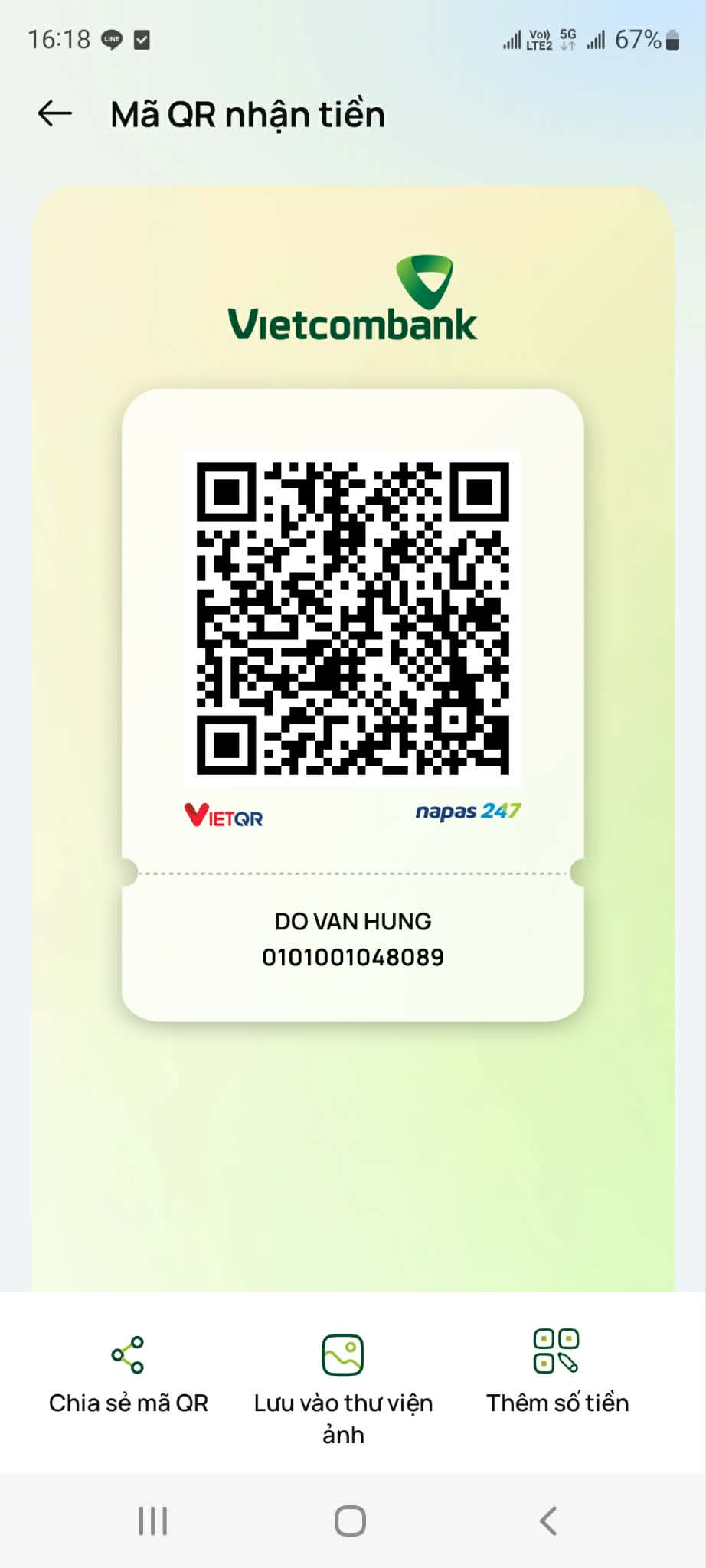 QR Code Lâm Hùng