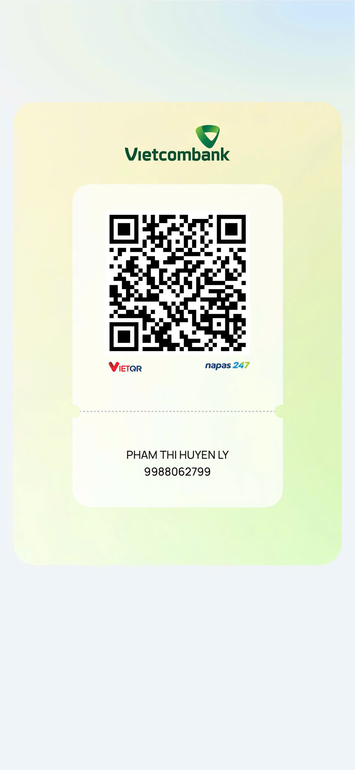 QR Code Huyền Ly